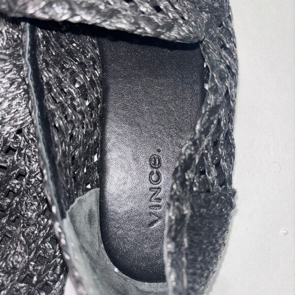 Vince Davis Raffia Loafers in Black – Men’s Size 8.5 (EU 39) - Picture 9 of 15